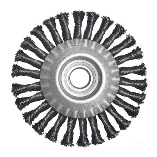 Imagem de Escova de Aço Circular Trançada 6" x 1/2" x 7/8" - Abrasfer